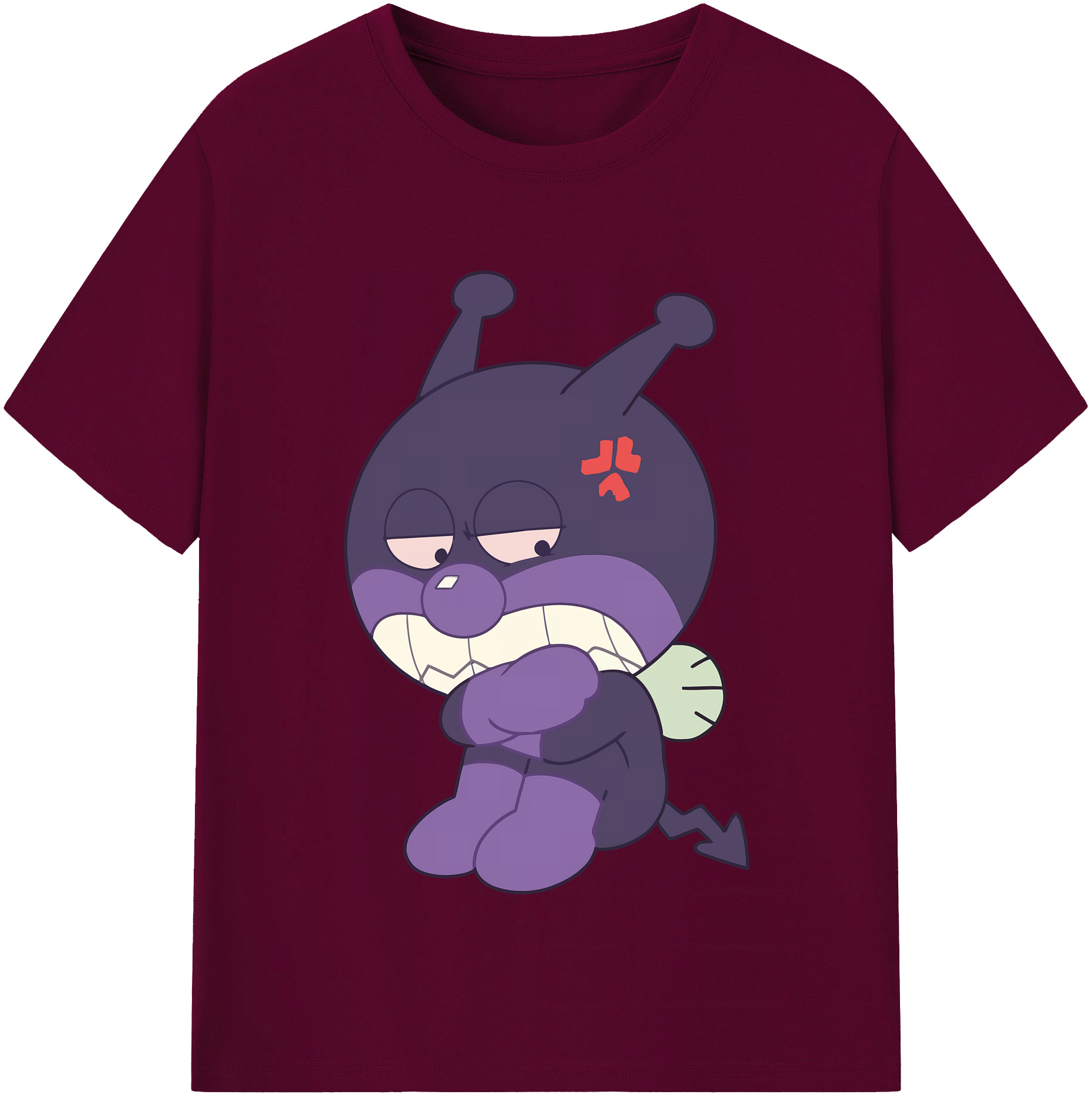 （画像用） アンパンマン Anpanman レディースカジュアルプリントTシャツ（綿100％）